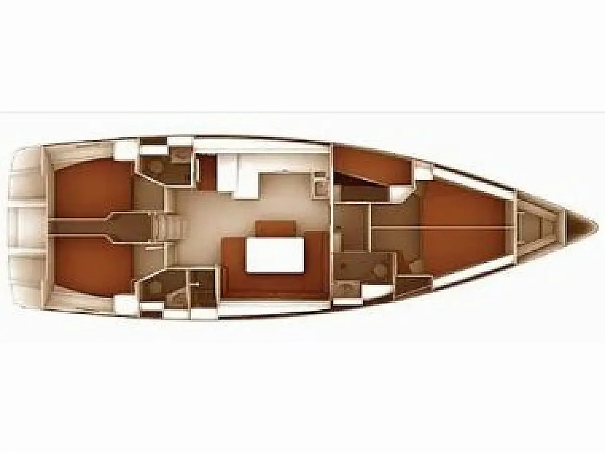 Bavaria Cruiser 51 - MARIE  - Layout image